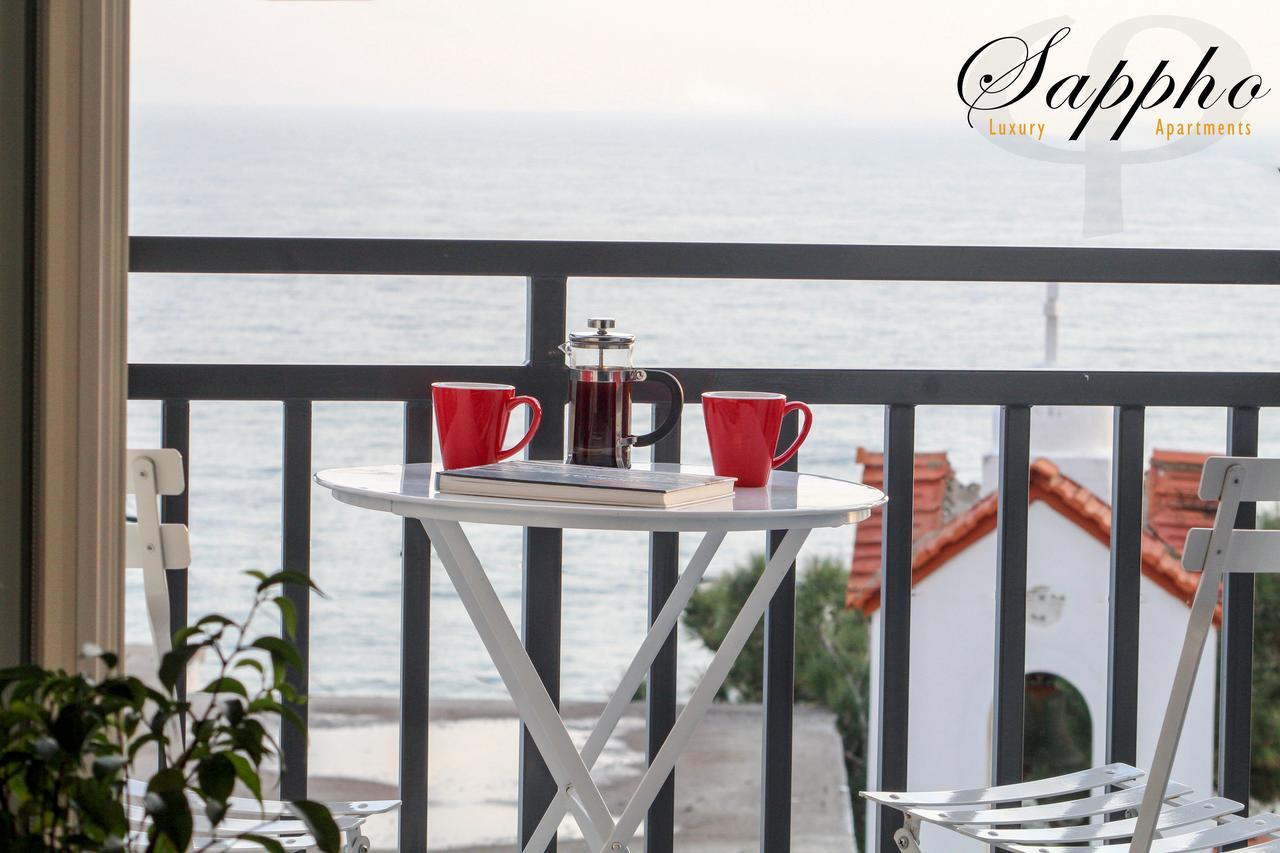 Aparthotel Sappho Plomari Esterno foto
